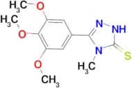 4-methyl-5-(3,4,5-trimethoxyphenyl)-4H-1,2,4-triazole-3-thiol