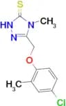 5-[(4-chloro-2-methylphenoxy)methyl]-4-methyl-4H-1,2,4-triazole-3-thiol