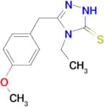 4-ethyl-5-(4-methoxybenzyl)-4H-1,2,4-triazole-3-thiol