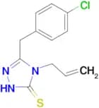 4-allyl-5-(4-chlorobenzyl)-4H-1,2,4-triazole-3-thiol