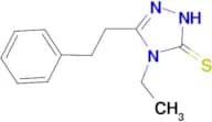 4-ethyl-5-(2-phenylethyl)-4H-1,2,4-triazole-3-thiol