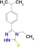 4-ethyl-5-(4-isopropylphenyl)-4H-1,2,4-triazole-3-thiol