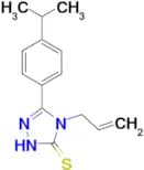 4-allyl-5-(4-isopropylphenyl)-4H-1,2,4-triazole-3-thiol