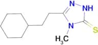 5-(2-cyclohexylethyl)-4-methyl-4H-1,2,4-triazole-3-thiol
