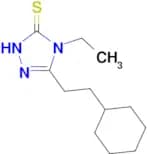 5-(2-cyclohexylethyl)-4-ethyl-4H-1,2,4-triazole-3-thiol