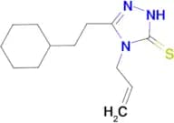 4-allyl-5-(2-cyclohexylethyl)-4H-1,2,4-triazole-3-thiol