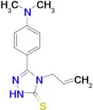 4-allyl-5-[4-(dimethylamino)phenyl]-4H-1,2,4-triazole-3-thiol