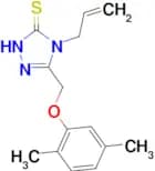 4-allyl-5-[(2,5-dimethylphenoxy)methyl]-4H-1,2,4-triazole-3-thiol