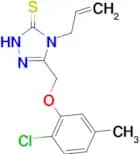 4-allyl-5-[(2-chloro-5-methylphenoxy)methyl]-4H-1,2,4-triazole-3-thiol