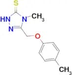 4-methyl-5-[(4-methylphenoxy)methyl]-4H-1,2,4-triazole-3-thiol