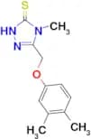 5-[(3,4-dimethylphenoxy)methyl]-4-methyl-4H-1,2,4-triazole-3-thiol