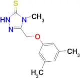 5-[(3,5-dimethylphenoxy)methyl]-4-methyl-4H-1,2,4-triazole-3-thiol