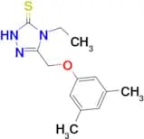 5-[(3,5-dimethylphenoxy)methyl]-4-ethyl-4H-1,2,4-triazole-3-thiol