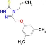 4-allyl-5-[(3,5-dimethylphenoxy)methyl]-4H-1,2,4-triazole-3-thiol