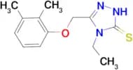 5-[(2,3-dimethylphenoxy)methyl]-4-ethyl-4H-1,2,4-triazole-3-thiol