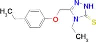 4-ethyl-5-[(4-ethylphenoxy)methyl]-4H-1,2,4-triazole-3-thiol