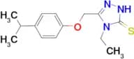 4-ethyl-5-[(4-isopropylphenoxy)methyl]-4H-1,2,4-triazole-3-thiol