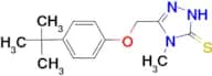 5-[(4-tert-butylphenoxy)methyl]-4-methyl-4H-1,2,4-triazole-3-thiol