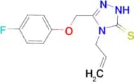 4-allyl-5-[(4-fluorophenoxy)methyl]-4H-1,2,4-triazole-3-thiol