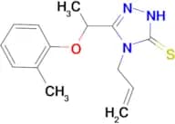 4-allyl-5-[1-(2-methylphenoxy)ethyl]-4H-1,2,4-triazole-3-thiol
