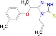 4-allyl-5-[1-(3-methylphenoxy)ethyl]-4H-1,2,4-triazole-3-thiol