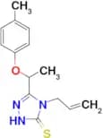 4-allyl-5-[1-(4-methylphenoxy)ethyl]-4H-1,2,4-triazole-3-thiol