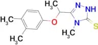 5-[1-(3,4-dimethylphenoxy)ethyl]-4-methyl-4H-1,2,4-triazole-3-thiol