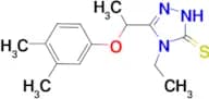 5-[1-(3,4-dimethylphenoxy)ethyl]-4-ethyl-4H-1,2,4-triazole-3-thiol