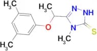 5-[1-(3,5-dimethylphenoxy)ethyl]-4-methyl-4H-1,2,4-triazole-3-thiol