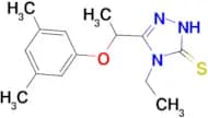 5-[1-(3,5-dimethylphenoxy)ethyl]-4-ethyl-4H-1,2,4-triazole-3-thiol
