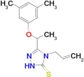 4-allyl-5-[1-(3,5-dimethylphenoxy)ethyl]-4H-1,2,4-triazole-3-thiol