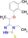 5-[1-(2,3-dimethylphenoxy)ethyl]-4-ethyl-4H-1,2,4-triazole-3-thiol