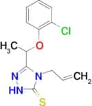 4-allyl-5-[1-(2-chlorophenoxy)ethyl]-4H-1,2,4-triazole-3-thiol
