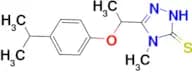 5-[1-(4-isopropylphenoxy)ethyl]-4-methyl-4H-1,2,4-triazole-3-thiol
