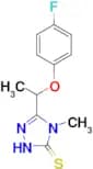 5-[1-(4-fluorophenoxy)ethyl]-4-methyl-4H-1,2,4-triazole-3-thiol