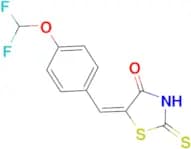 (5E)-5-[4-(difluoromethoxy)benzylidene]-2-mercapto-1,3-thiazol-4(5H)-one