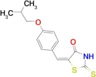 (5E)-5-(4-isobutoxybenzylidene)-2-mercapto-1,3-thiazol-4(5H)-one