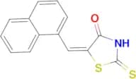 (5E)-2-mercapto-5-(1-naphthylmethylene)-1,3-thiazol-4(5H)-one