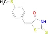 (5E)-2-mercapto-5-[4-(methylthio)benzylidene]-1,3-thiazol-4(5H)-one