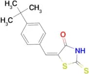 (5E)-5-(4-tert-butylbenzylidene)-2-mercapto-1,3-thiazol-4(5H)-one