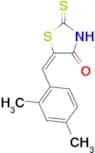 (5E)-5-(2,4-dimethylbenzylidene)-2-mercapto-1,3-thiazol-4(5H)-one