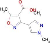 3-(1,3-dimethyl-1H-pyrazol-4-yl)-5-methylisoxazole-4-carboxylic acid