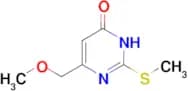 6-(methoxymethyl)-2-(methylthio)pyrimidin-4(3H)-one