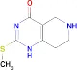 2-(methylthio)-5,6,7,8-tetrahydropyrido[4,3-d]pyrimidin-4(3H)-one