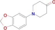 1-(1,3-benzodioxol-5-yl)piperidin-4-one
