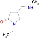1-ethyl-4-[(methylamino)methyl]pyrrolidin-2-one