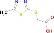 [(5-methyl-1,3,4-thiadiazol-2-yl)thio]acetic acid