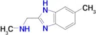 N-methyl-1-(5-methyl-1H-benzimidazol-2-yl)methanamine