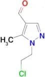 1-(2-chloroethyl)-5-methyl-1H-pyrazole-4-carbaldehyde