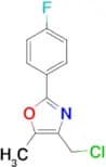 4-(chloromethyl)-2-(4-fluorophenyl)-5-methyl-1,3-oxazole